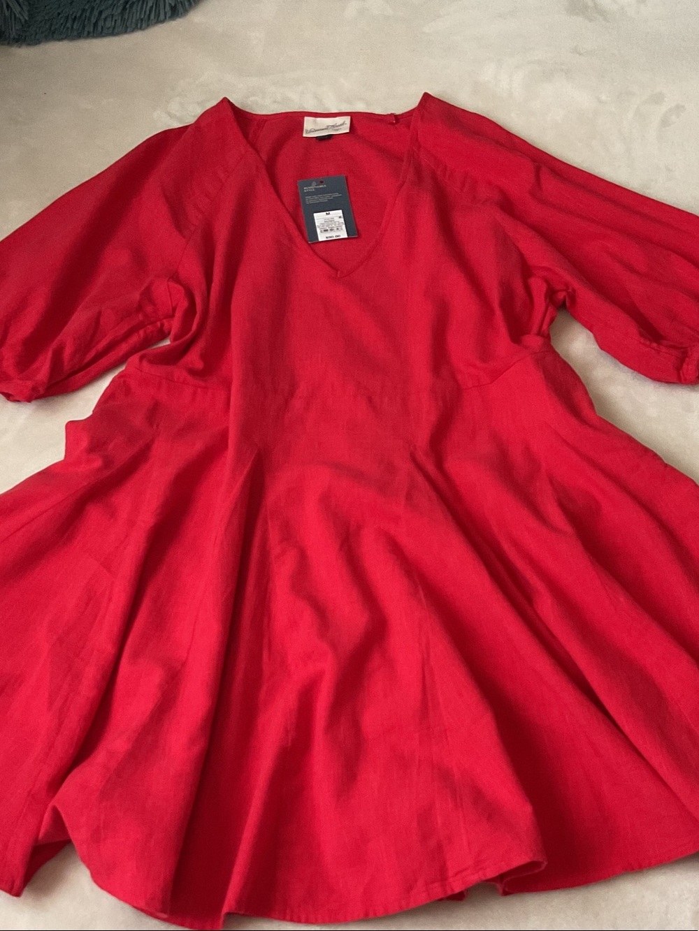 Universal Thread Red V-Neck Mini Dress